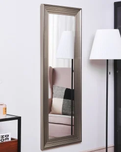 Lustro ścienne CHATAIN 50 cm 130 cm Srebrny