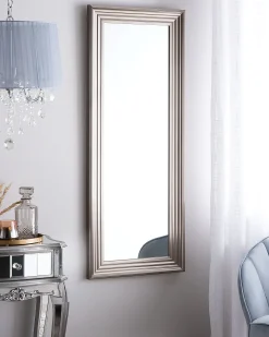 Lustro ścienne CHATAIN 50 cm 130 cm Srebrny