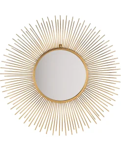 Lustro ścienne CILLY 80 cm 80 cm Metal Złoty
