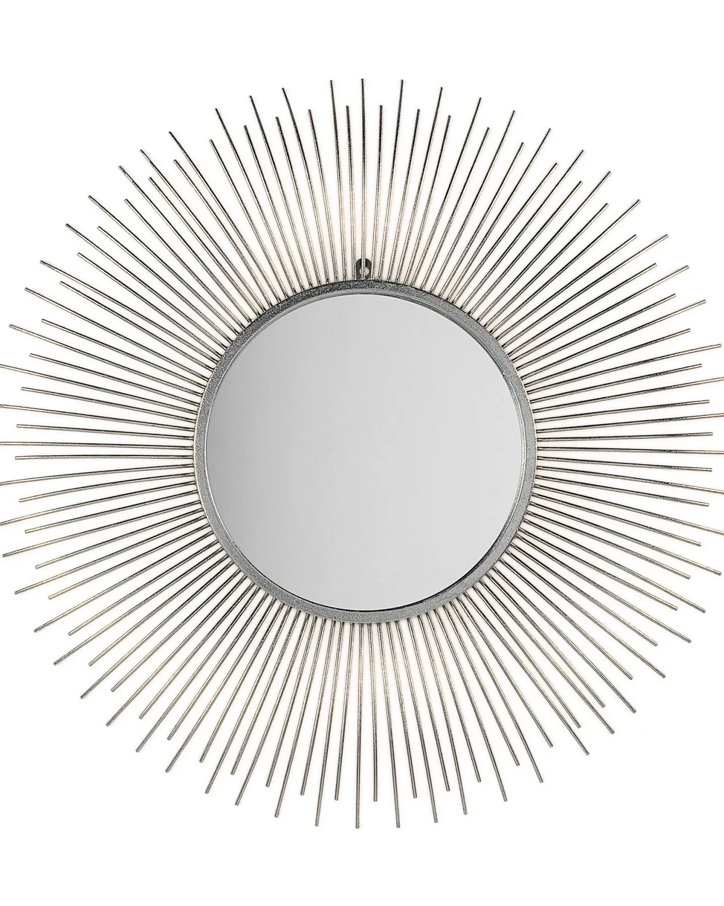 Lustro ścienne CILLY 80 cm 80 cm Metal Srebrny