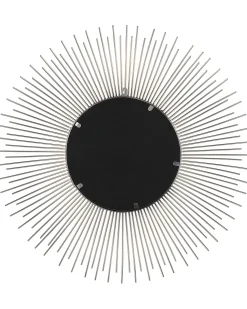 Lustro ścienne CILLY 80 cm 80 cm Metal Srebrny