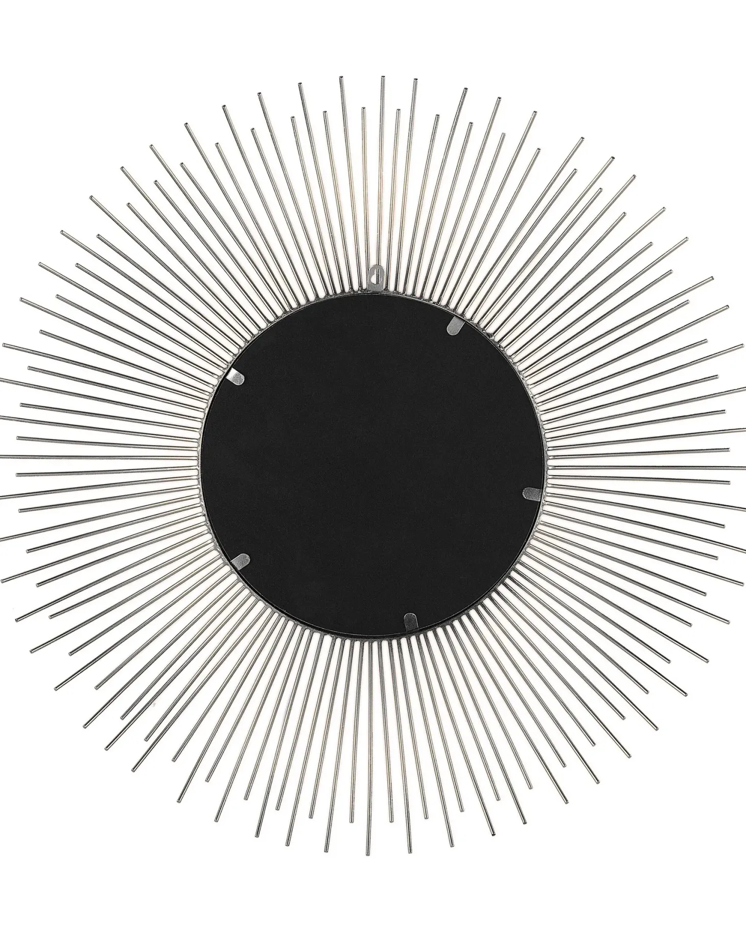 Lustro ścienne CILLY 80 cm 80 cm Metal Srebrny