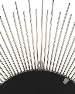 Lustro ścienne CILLY 80 cm 80 cm Metal Srebrny