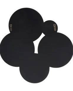 Lustro ścienne CLAIS 82 cm 80 cm Srebrny
