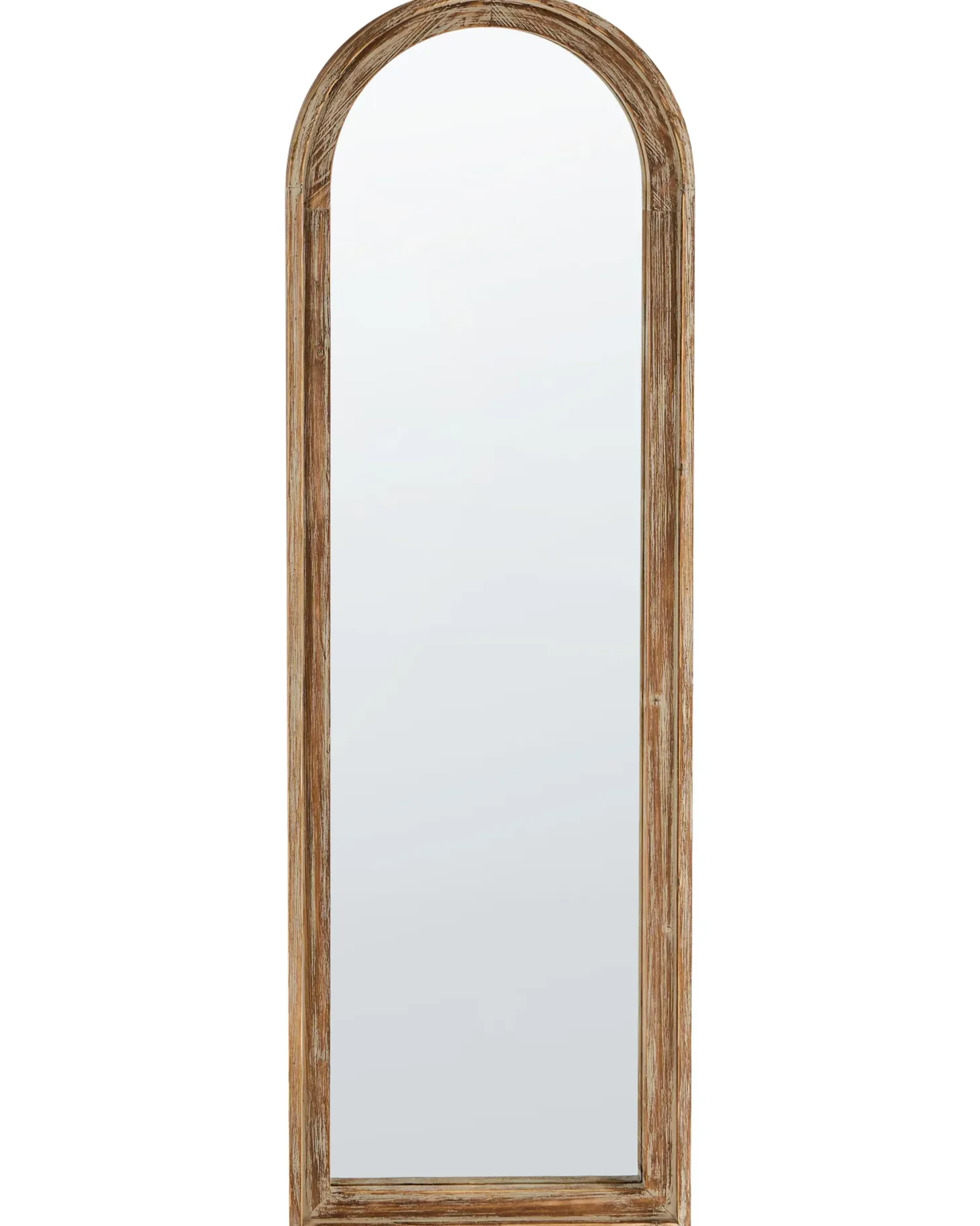Lustro ścienne COIGNY 55 cm 170 cm Drewno jodłowe Jasnobrązowy