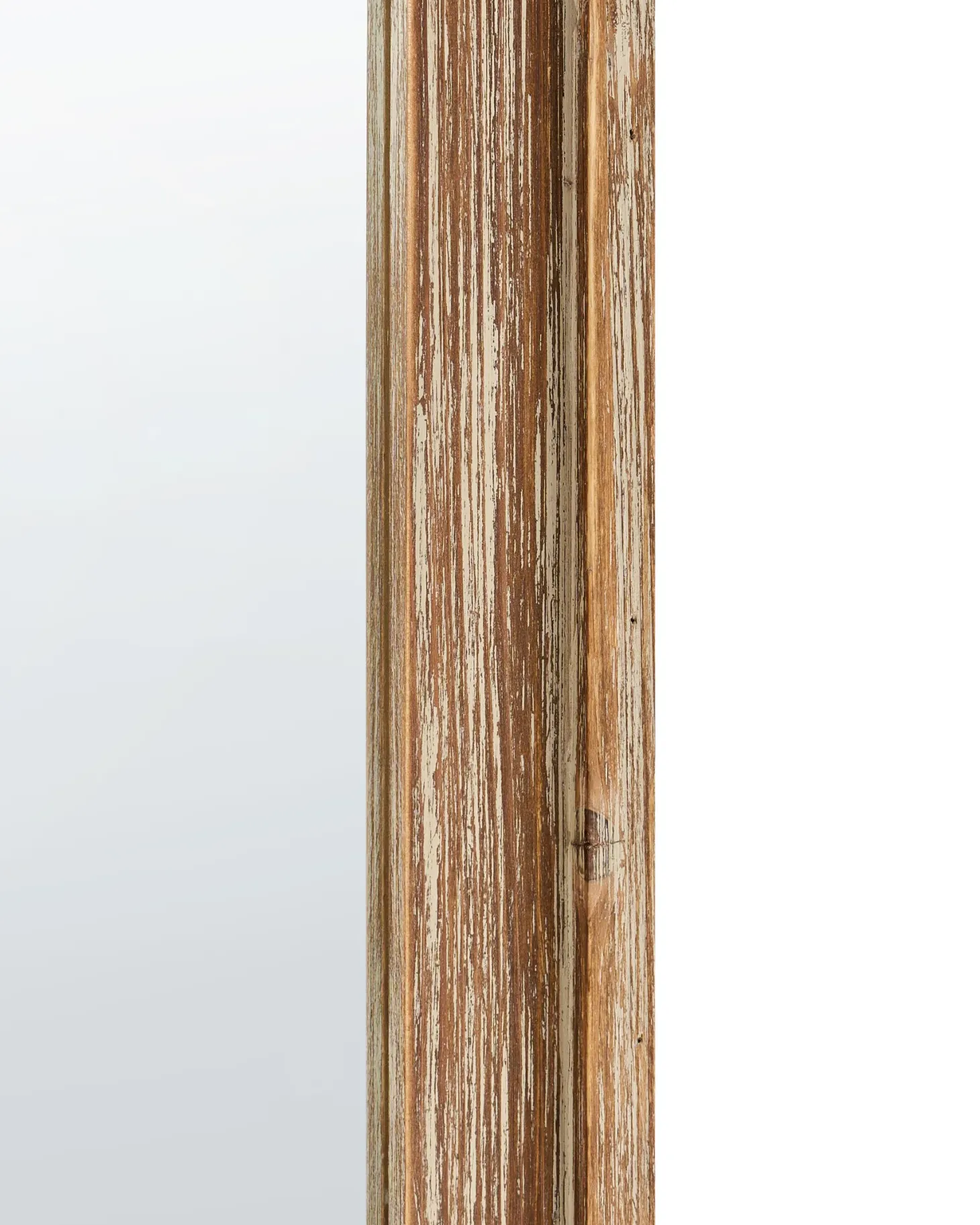 Lustro ścienne COIGNY 55 cm 170 cm Drewno jodłowe Jasnobrązowy