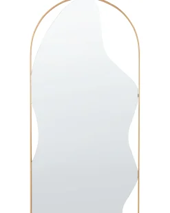 Lustro ścienne COLOMBIER 41 cm 81 cm Metal Złoty