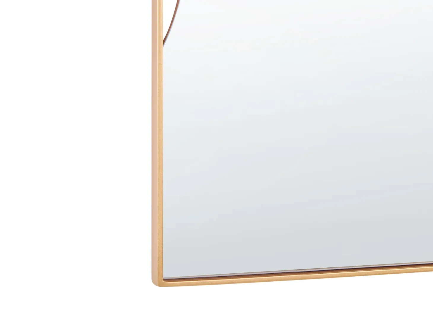 Lustro ścienne COLOMBIER 41 cm 81 cm Metal Złoty