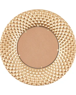 Lustro ścienne COMBE 60 cm 60 cm Metal Złoty