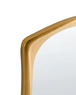 Lustro ścienne CONCARNEAU 65 cm 94 cm Złoty