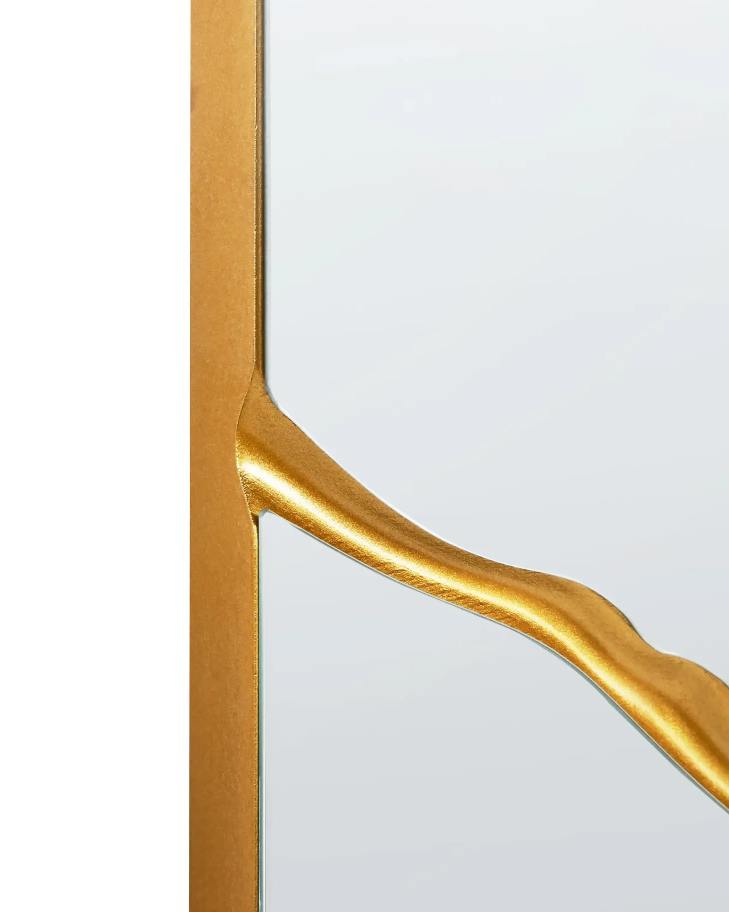 Lustro ścienne COOLE 80 cm 80 cm Złoty