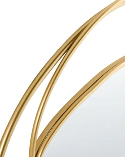Lustro ścienne COURCY 50 cm 54 cm Metal Złoty