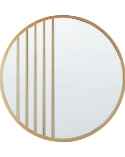 Lustro ścienne COUST 80 cm 80 cm Złoty
