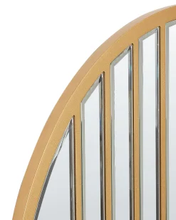 Lustro ścienne COUST 80 cm 80 cm Złoty