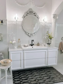 Lustro ścienne CRAON 67 cm 100 cm Srebrny