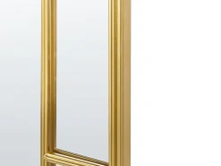 Lustro ścienne CROSSES 60 cm 170 cm Metal Złoty