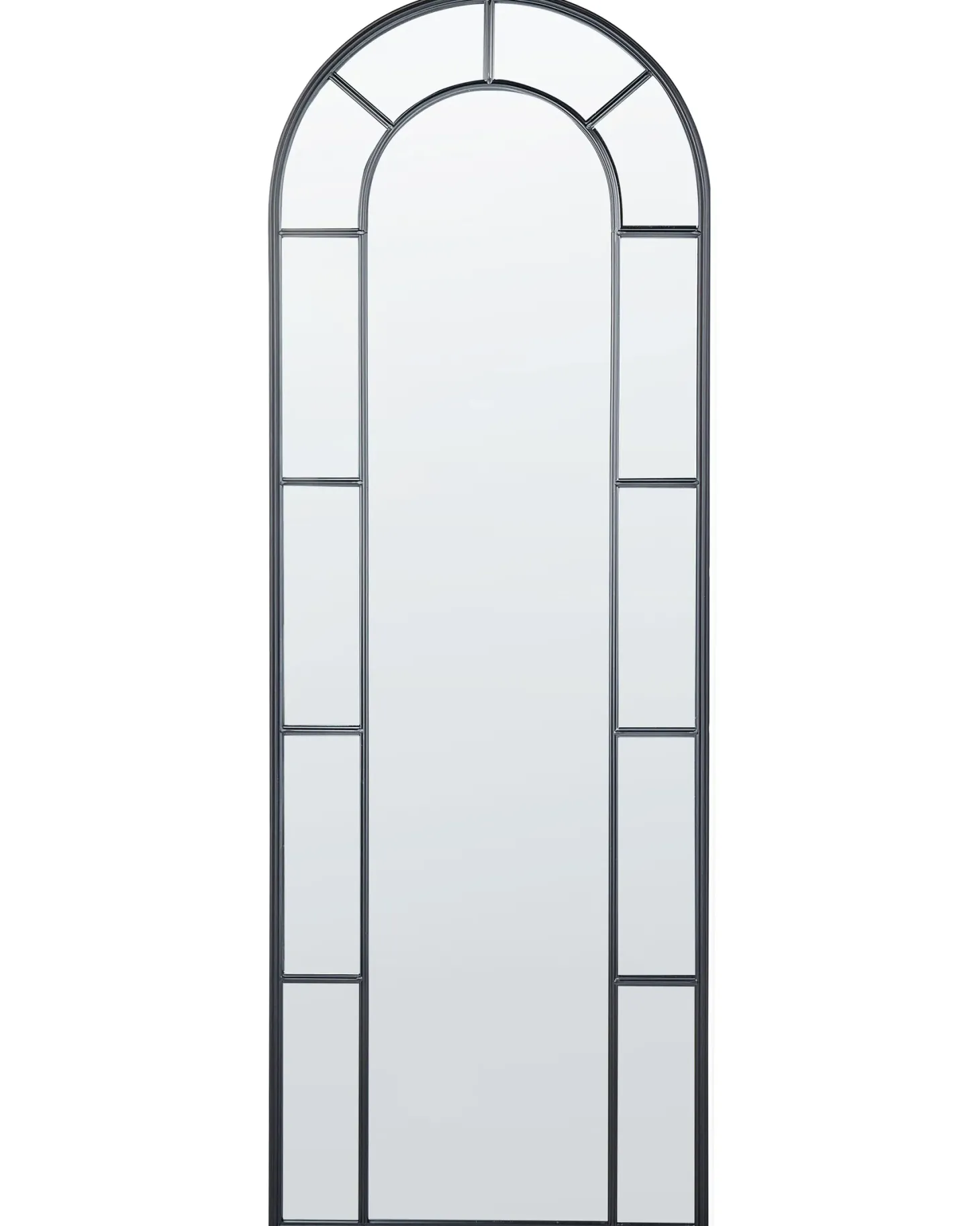 Lustro ścienne CROSSES 60 cm 170 cm Metal Czarny