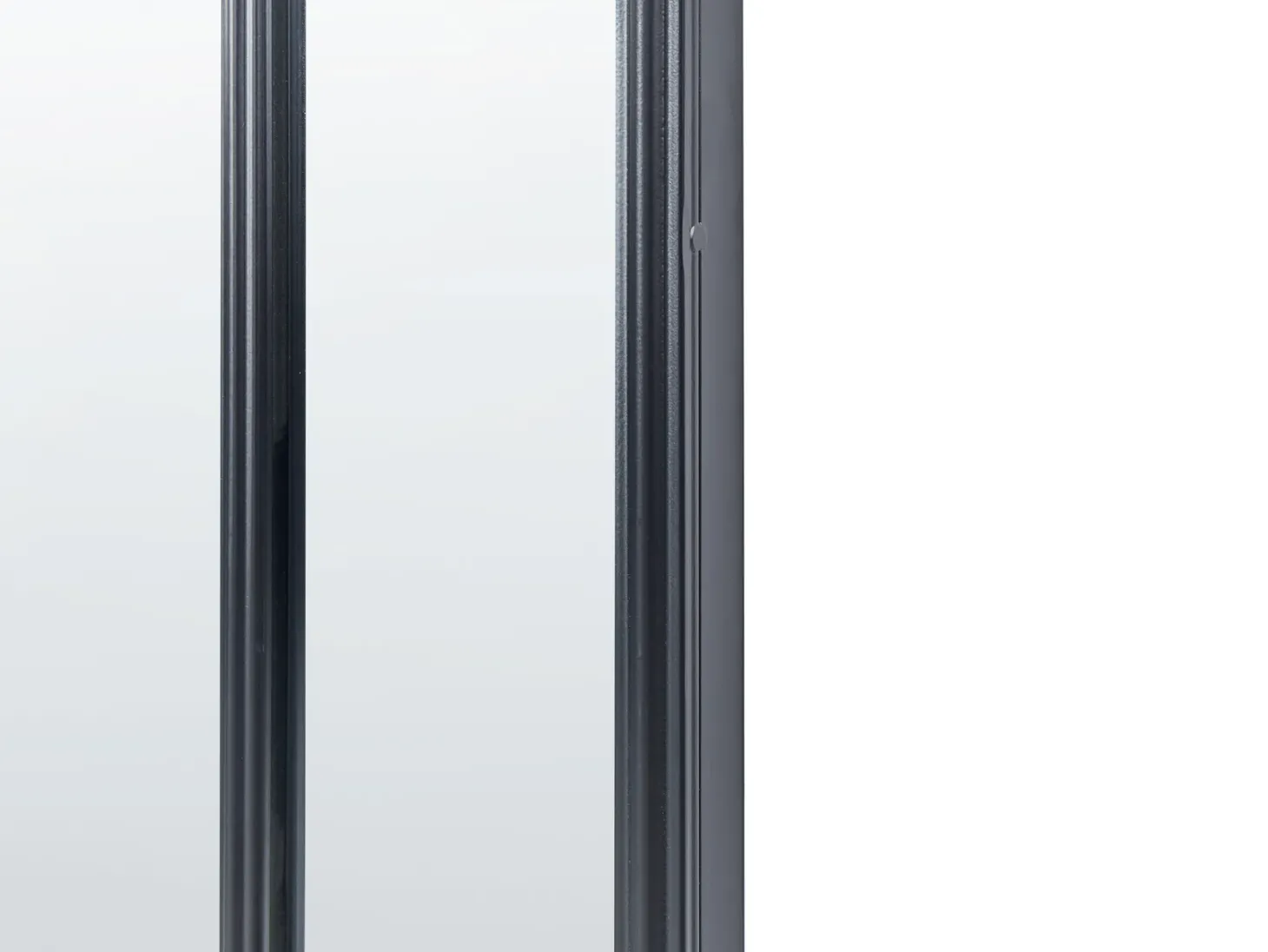 Lustro ścienne CROSSES 60 cm 170 cm Metal Czarny