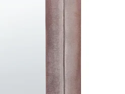 Lustro ścienne CULAN 60 cm 160 cm Welur Różowy