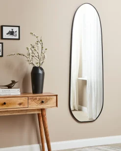 Lustro ścienne DARNETS 45 cm 160 cm Metal Czarny