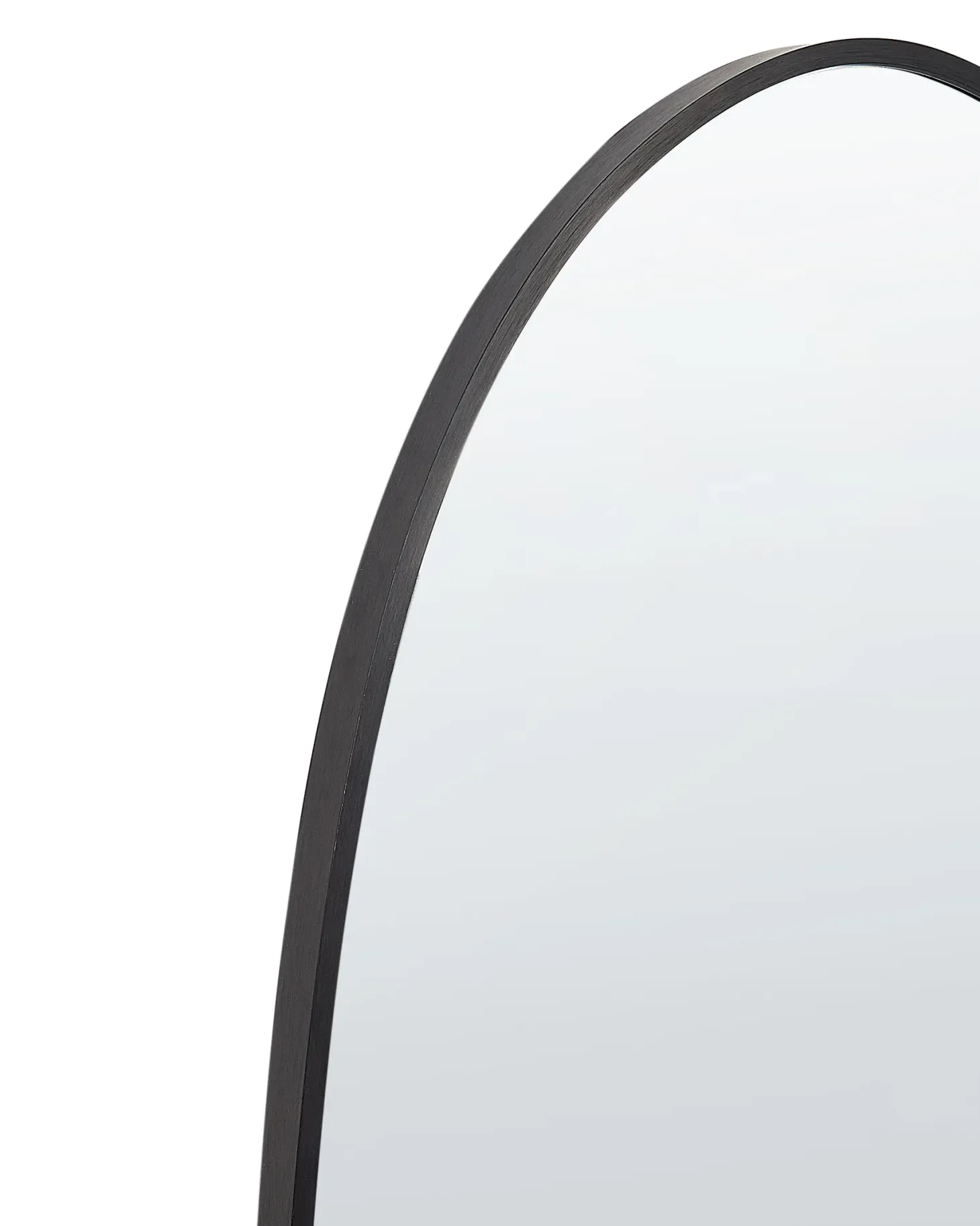 Lustro ścienne DARNETS 45 cm 160 cm Metal Czarny