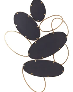 Lustro ścienne DECIZE 113 cm 77 cm Metal Złoty