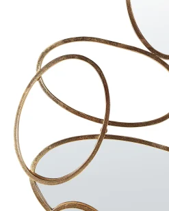 Lustro ścienne DECIZE 113 cm 77 cm Metal Złoty