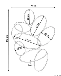 Lustro ścienne DECIZE 113 cm 77 cm Metal Złoty