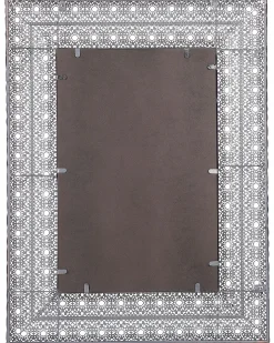 Lustro ścienne DEHRADUN 69 cm 90 cm Metal Złoty