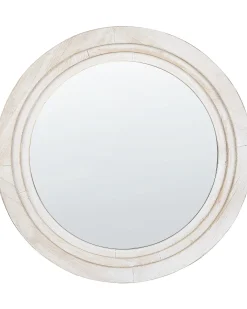 Lustro ścienne DELICIAS 60 cm 60 cm Złamana biel