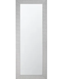 Lustro ścienne DERVAL 50 cm 130 cm Srebrny