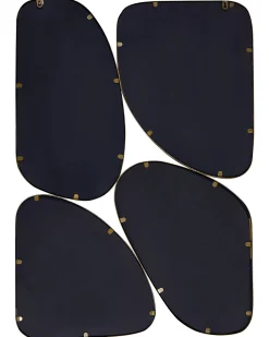 Lustro ścienne DIANCEY 70 cm 100 cm Metal Złoty