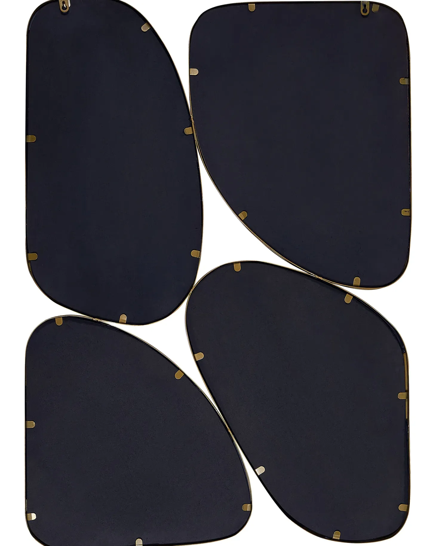 Lustro ścienne DIANCEY 70 cm 100 cm Metal Złoty