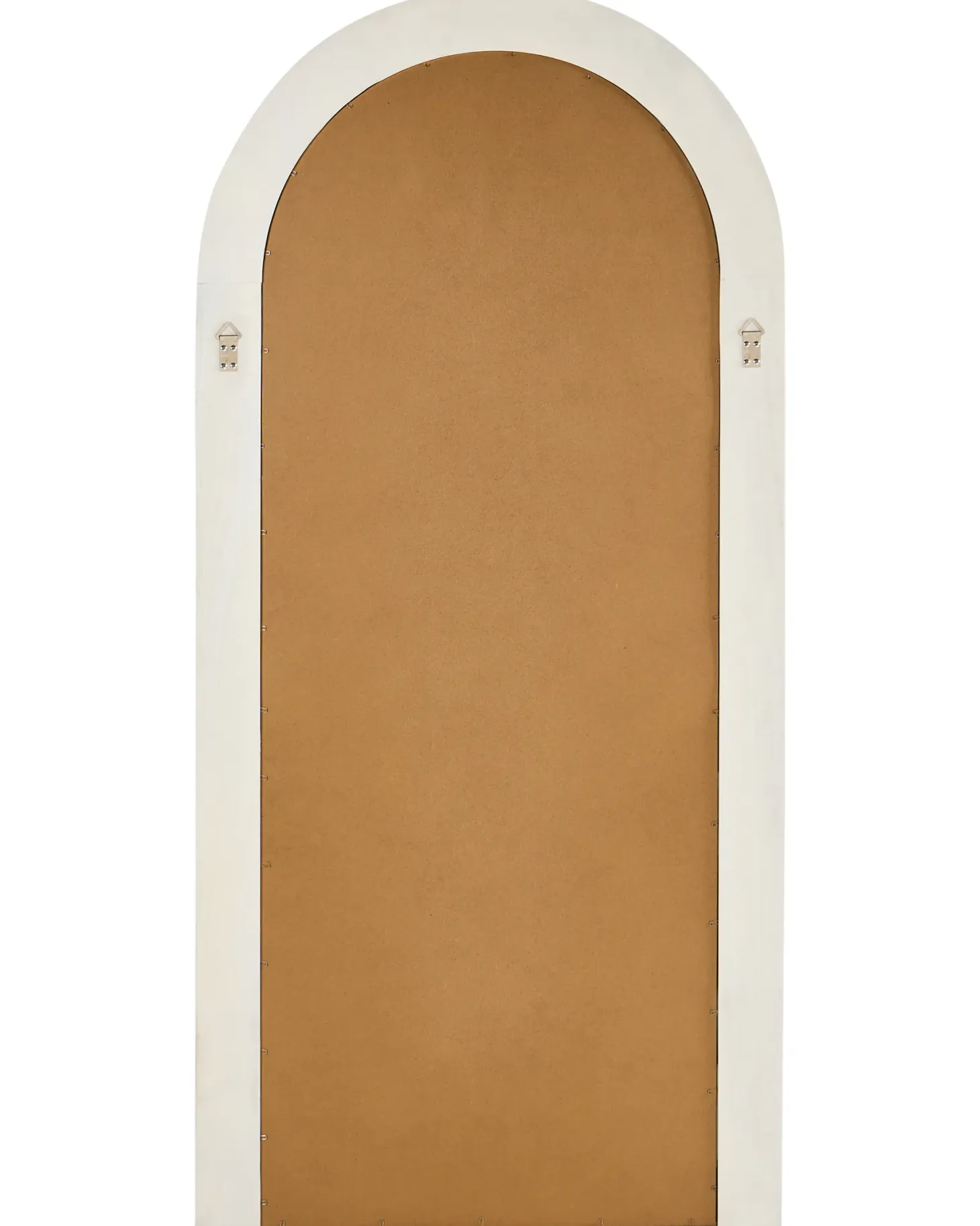 Lustro ścienne DIJON 80 cm 170 cm Drewno Złamana biel