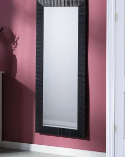 Lustro ścienne DRAVEIL 50 cm 130 cm Czarny