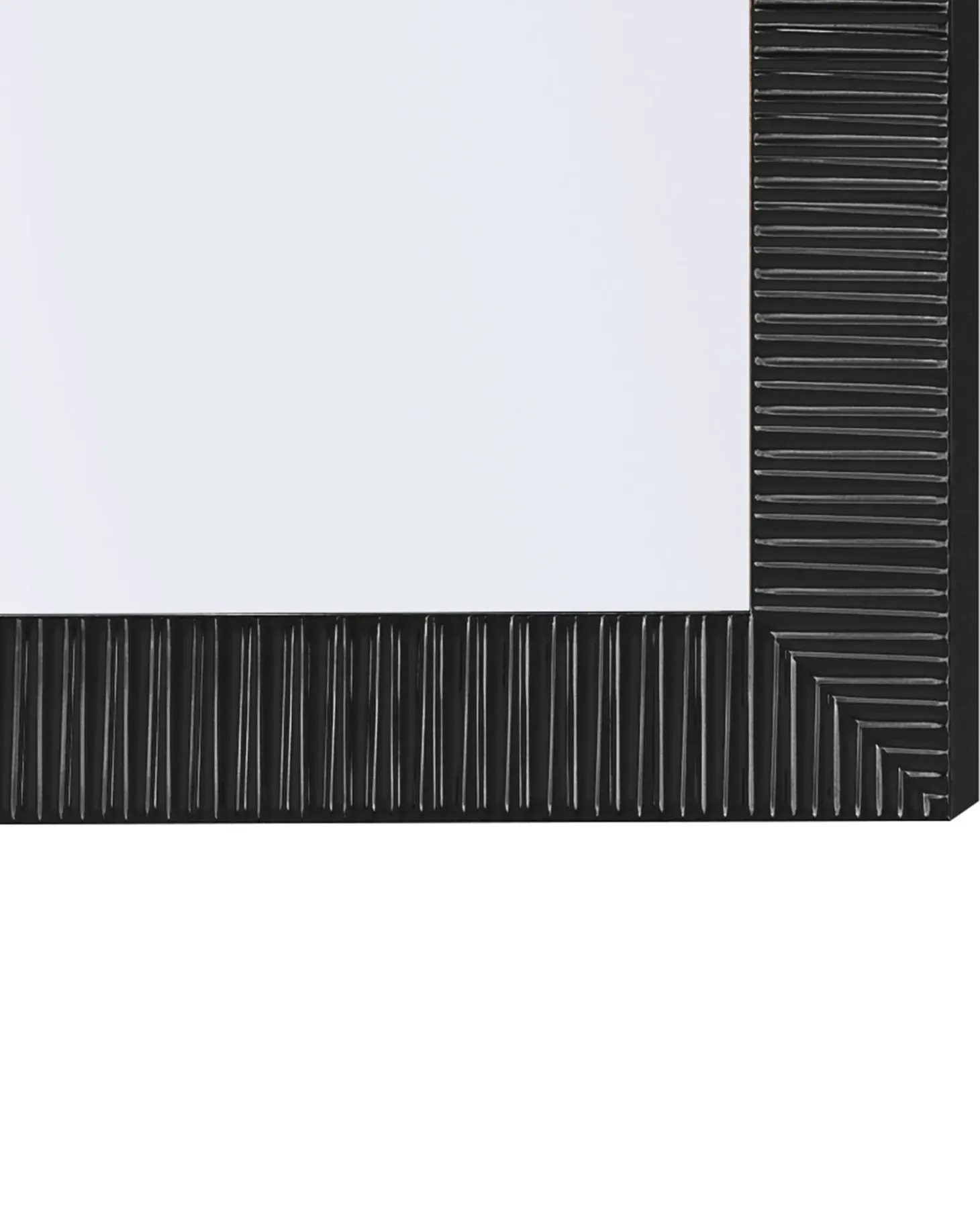 Lustro ścienne DRAVEIL 50 cm 130 cm Czarny
