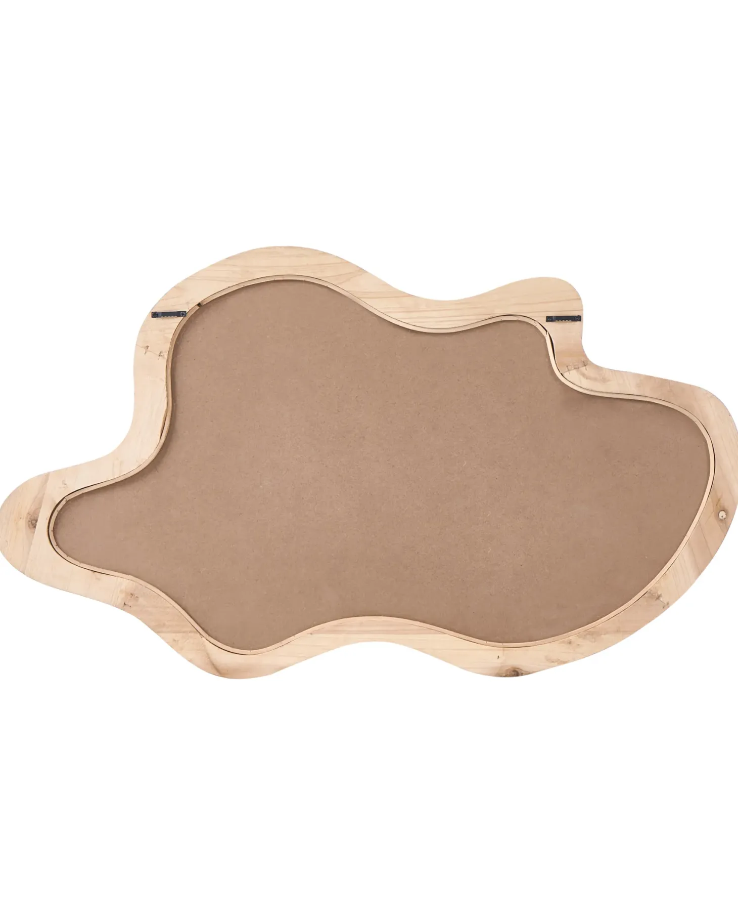 Lustro ścienne DREVANT 89 cm 52 cm Drewno sosnowe Naturalny