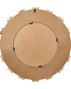 Lustro ścienne ECATEPEC 66 cm 66 cm Brązowy