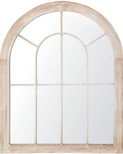Lustro ścienne EMBRY 69 cm 88 cm Metal Beżowy