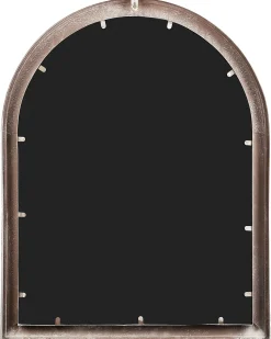 Lustro ścienne EMBRY 69 cm 88 cm Metal Beżowy