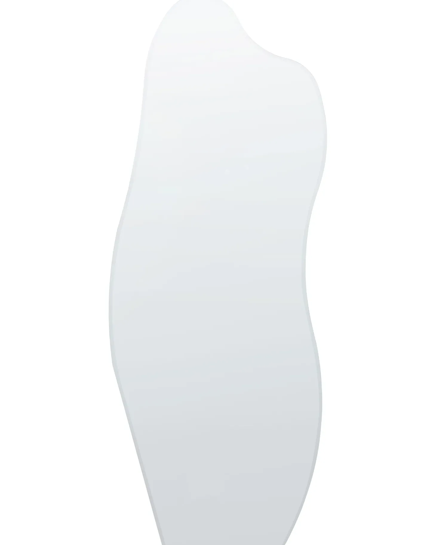 Lustro ścienne ESTANG 50 cm 140 cm Srebrny