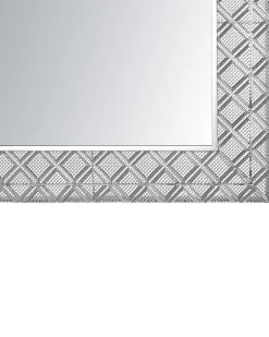 Lustro ścienne EVETTES 80 cm 80 cm Metal Srebrny