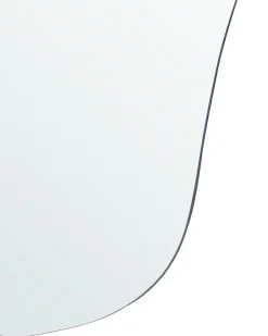 Lustro ścienne FALAISE 50 cm 70 cm Srebrny
