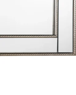 Lustro ścienne FENIOUX 60 cm 90 cm Srebrny