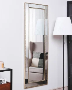 Lustro ścienne FENIOUX 50 cm 130 cm Srebrny