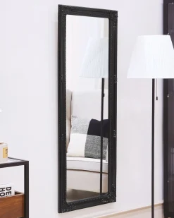 Lustro ścienne FOUGERES 50 cm 130 cm Czarny
