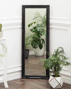 Lustro ścienne FOUGERES 50 cm 130 cm Czarny