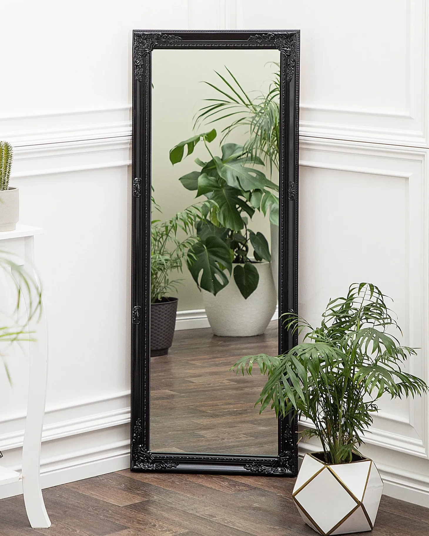 Lustro ścienne FOUGERES 50 cm 130 cm Czarny