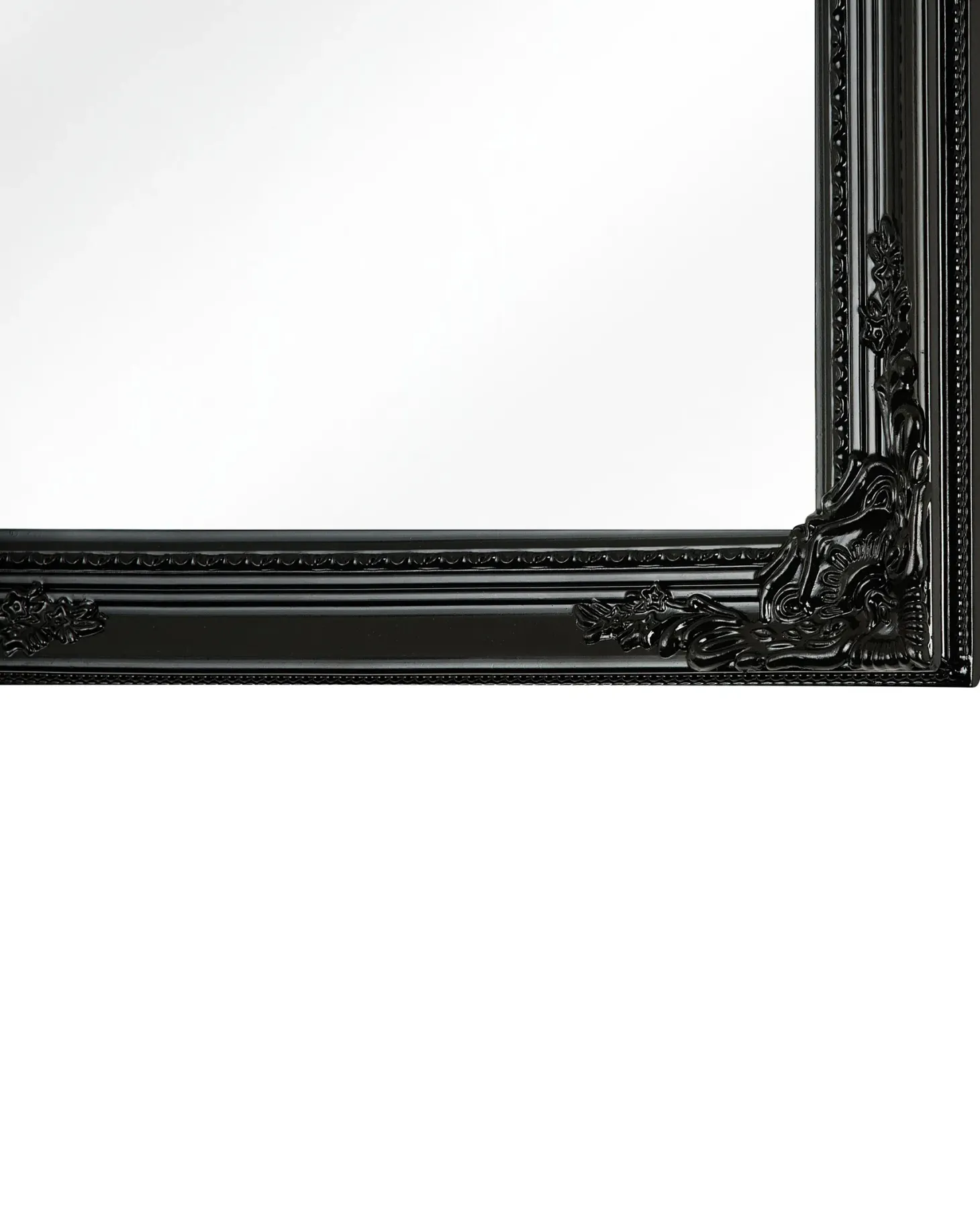 Lustro ścienne FOUGERES 50 cm 130 cm Czarny