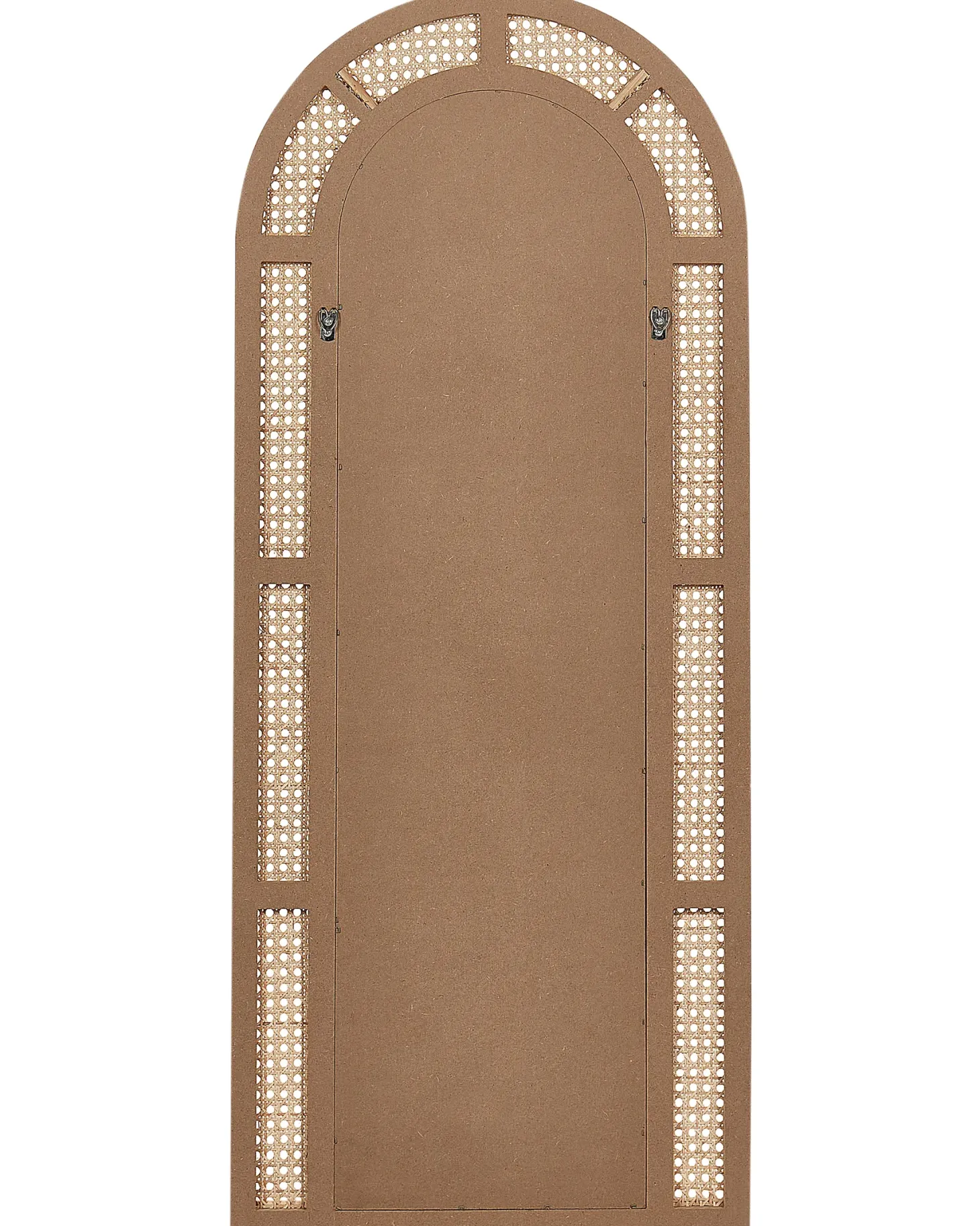 Lustro ścienne FRANEY 50 cm 120 cm Rattan Naturalny